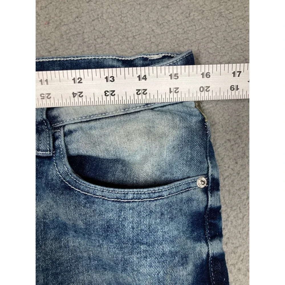 Southpole Jeans Men's 32x32 Blue Moto Camo Faded Skater Rocker Grunge Streetwear